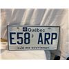 Image 1 : Quebec license plate