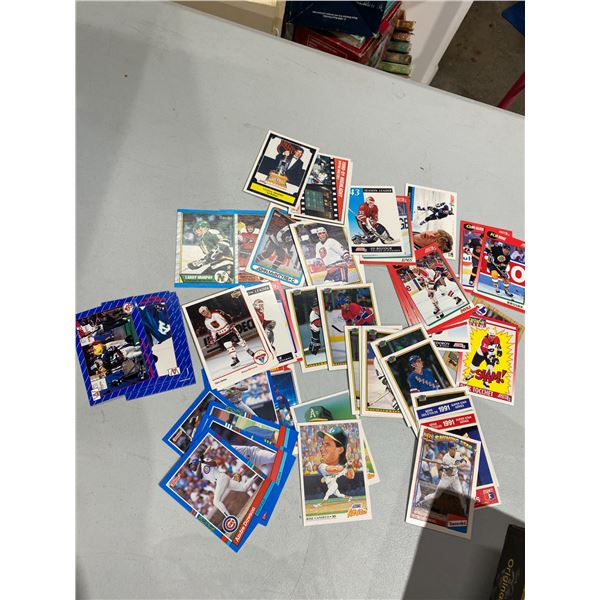 Assorted sports collector cards