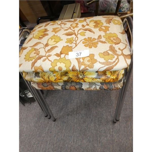 vintage stacking stools