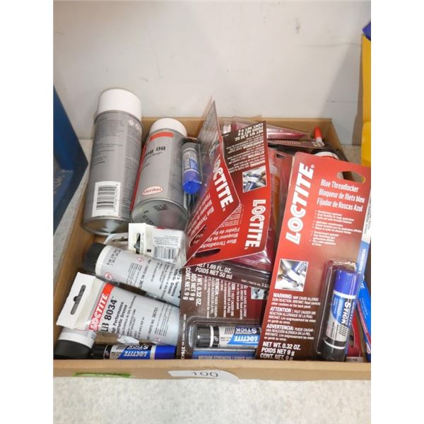 assorted Loctite products
