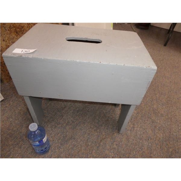 wooden step stool