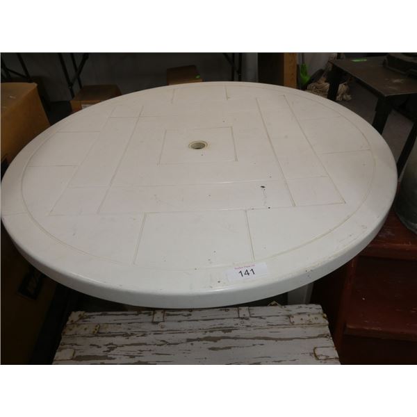plastic patio table