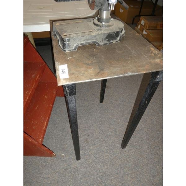 metal table