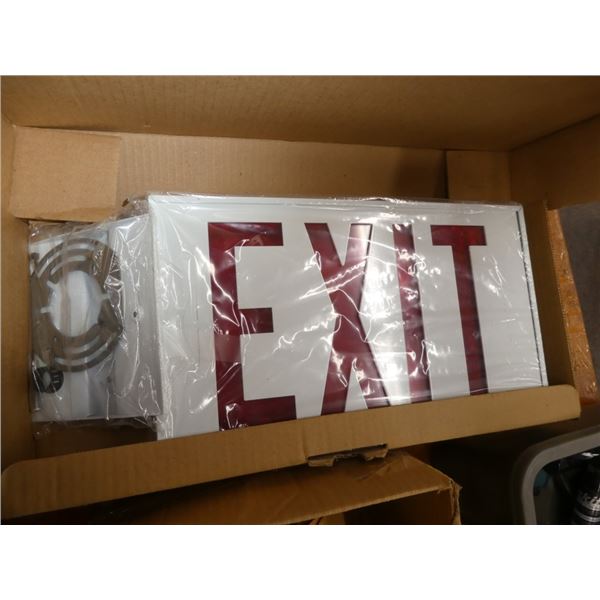 2-energy efficient L.E.D. exit sign