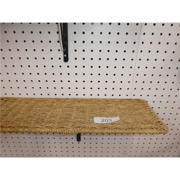 wicker shelves