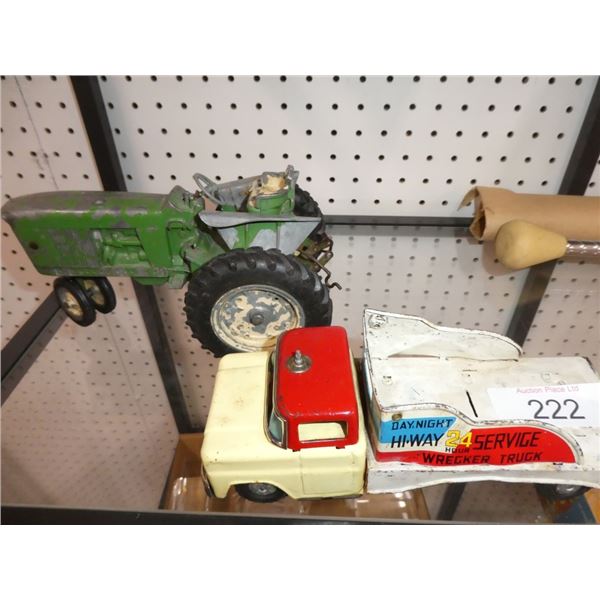 vintage Ford wrecker truck, tractor