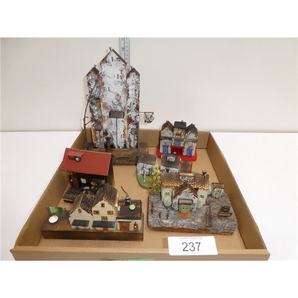 home decor village handcrafted folkart