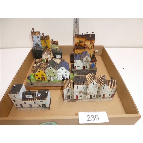 home decor village handcrafted folkart