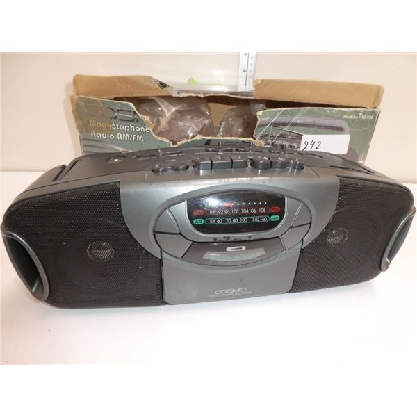 Cosmo tape deck/radio