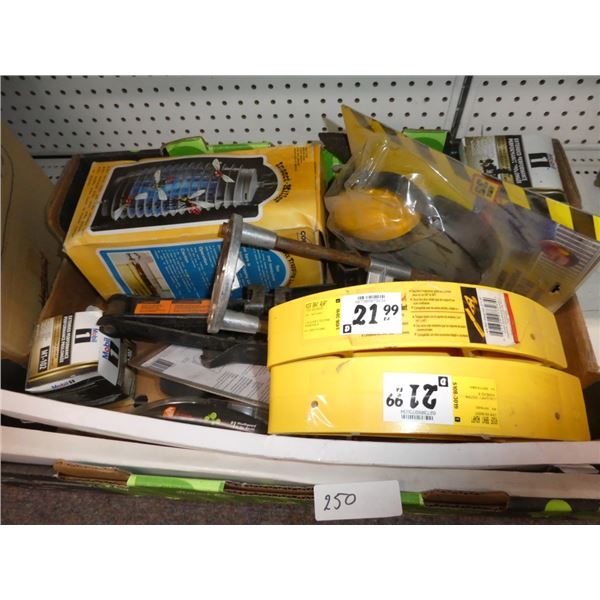 misc tools, insect killer lamp, mouth guard