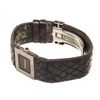 Image 5 : Chanel Black Leather Acier Quartz Watch