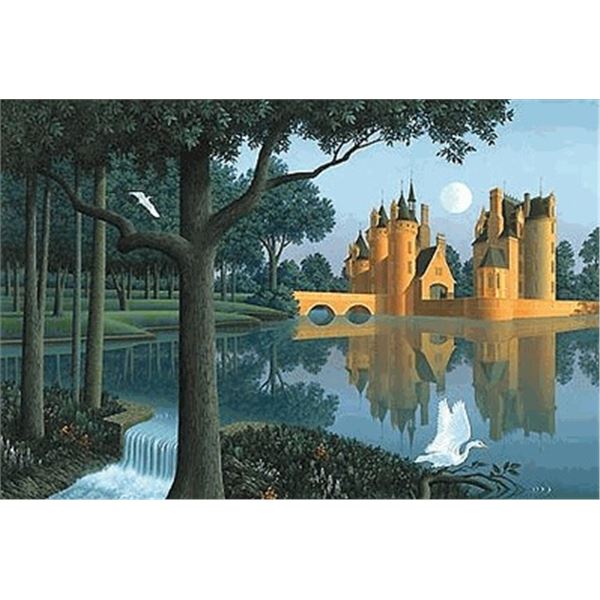 Le Moulin by Jim Buckels on paper