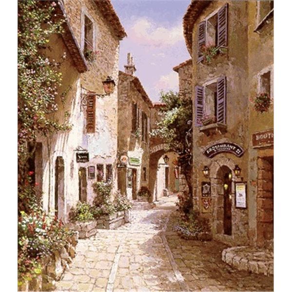 Morning in Provence -Eze by Sam Park