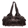 Image 1 : Chloe Black Leather Python Silverado Shoulder Bag