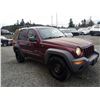 Image 8 : A5 --  2003 JEEP LIBERTY SPORT 4X4, Red, 282283 KM