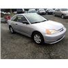 Image 8 : A1 --  2002 HONDA CIVIC DX, Grey, 184449 KM  "NO RESERVE'