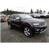 Image 8 : C6B --  2014 JEEP GRAND CHEROKEE OVERLAND DIESEL 4X4, Black, 114136 KM