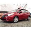 Image 1 : I1 --  2014 NISSAN VERSA NOTE S, Red, 81241 KM