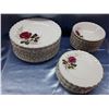 Image 2 : Set Of Fine China "Anniversary Rose" By Myott England
