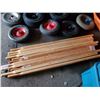 Image 2 : Lot of 45+ Wheel barrow Tubs (Metal & Plastic) & 11 Arms & 10 Misc. Wheels