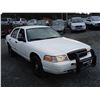 Image 8 : C6 --  2009 FORD CROWN VICTORIA POLICE INTERCEPTOR , White, 147710 KM