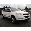 Image 8 : D1 --  2012 CHEVROLET TRAVERSE LS, White, 133823 KM