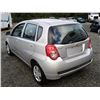 Image 18 : B5 --  2009 CHEVROLET AVEO LS, Silver, 201333 KM