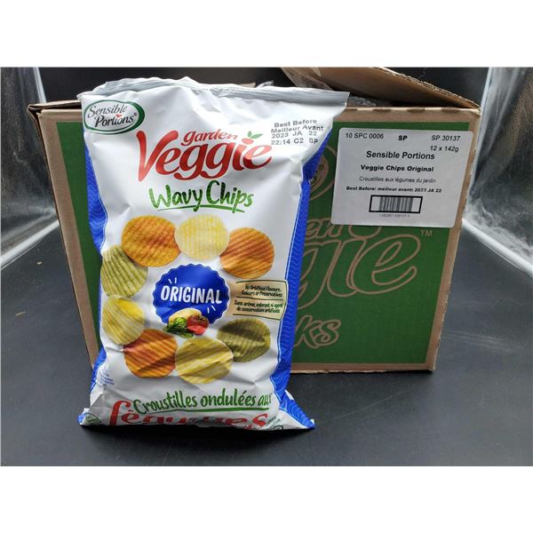 Garden Veggie Wavy Chips-Original (12 x 142g)