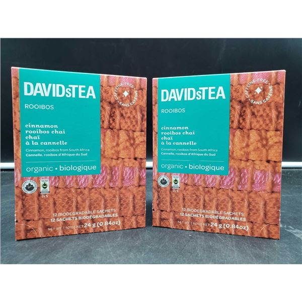 David's Tea Rooibos Cinnamon Chai (2 x 12)