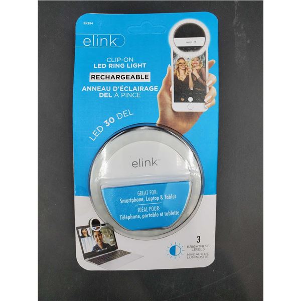 eLink Clip on LED Ring Light