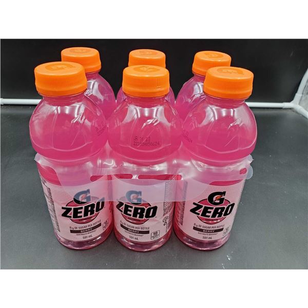 G Zero Gatorade Electrolytes- Berry (6 x 591ml)