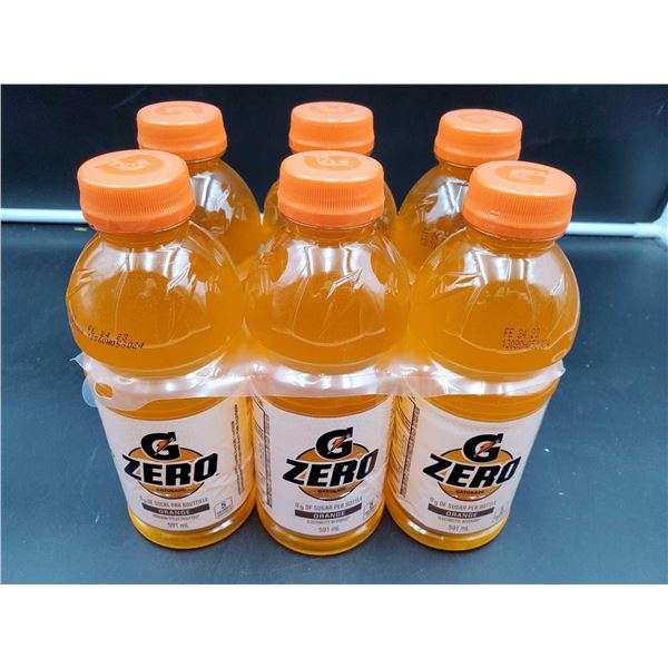 G Zero Gatorade Electrolytes-Orange (6 x 591ml)