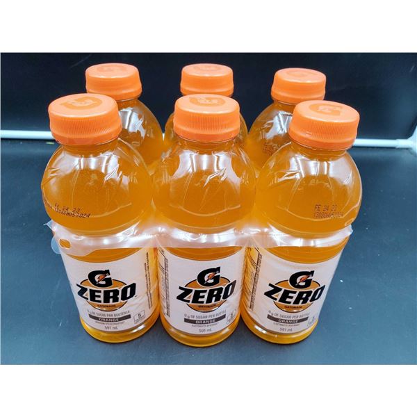 G Zero Gatorade Electrolytes-Orange (6 x 591ml)