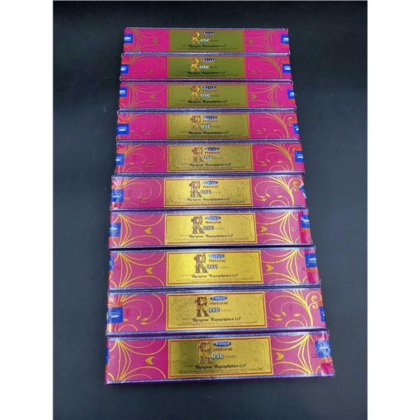 Satya Natural Rose Incense Sticks (10 boxes)