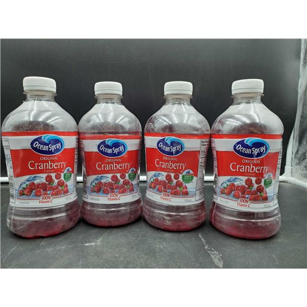 Ocean Spray Original Cranberry Juice (4 x 956ml)