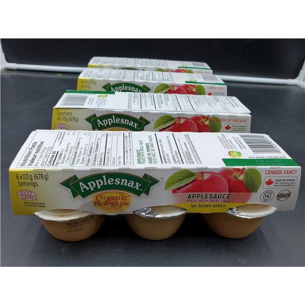 Applesnax Organic Applesauce (4 x 6 x 113g)