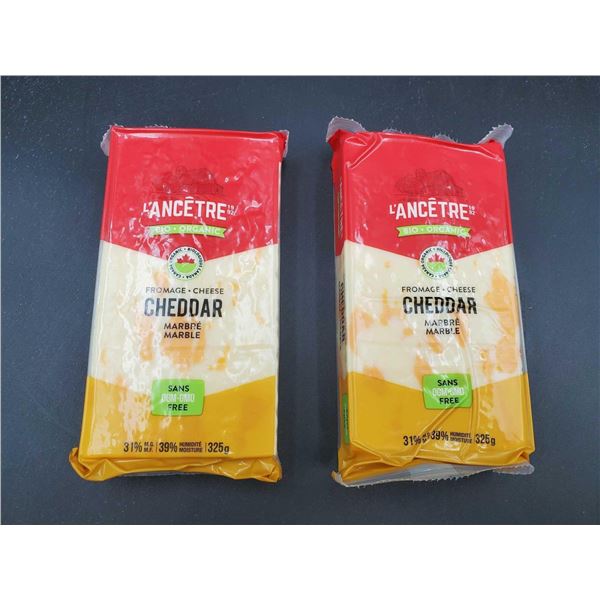 L'Ancetre Organic Marble Cheddar 2x325g