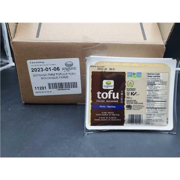 Soyganic Organic Tofu - Firm 12x500g