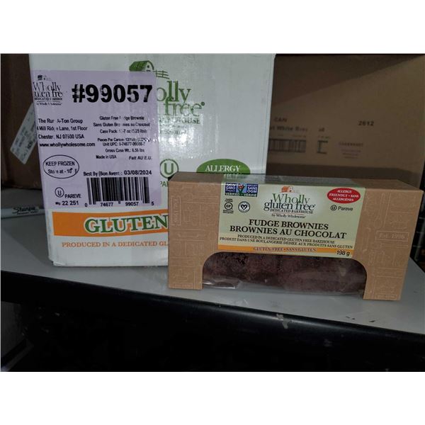 Wholly Gluten Fre Fudge brownies 12x7oz