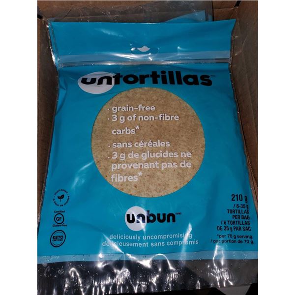 Untortillas Grain Free Tortilla Wraps 8x210g