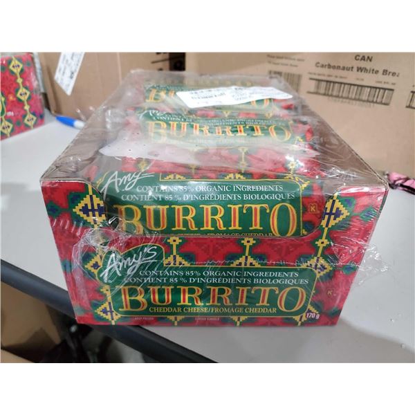 Amy's Organic Cheddar Cheese, Bean & Burrito 12x156g