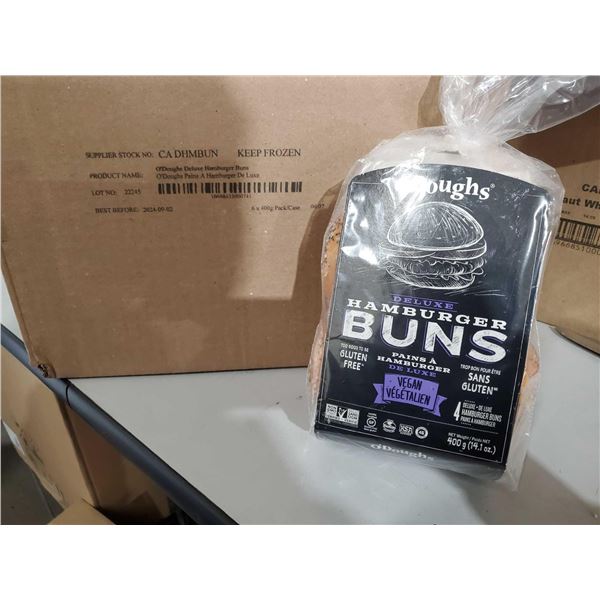 O'Doughs Deluxe  Gluten Free & Vegan Hamburger Buns 6x400g