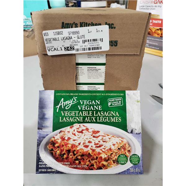 Amy's Vegan Vegetable Plant Based Lasagna 12x255