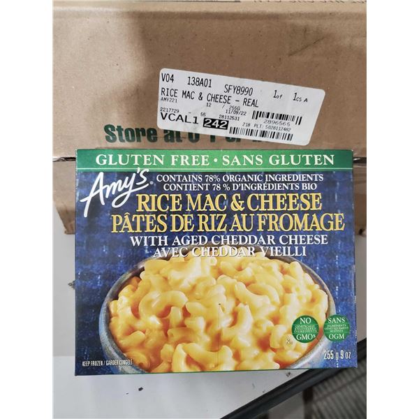 Amy's Gluten Free  Rice Mac & Cheese 12x255g