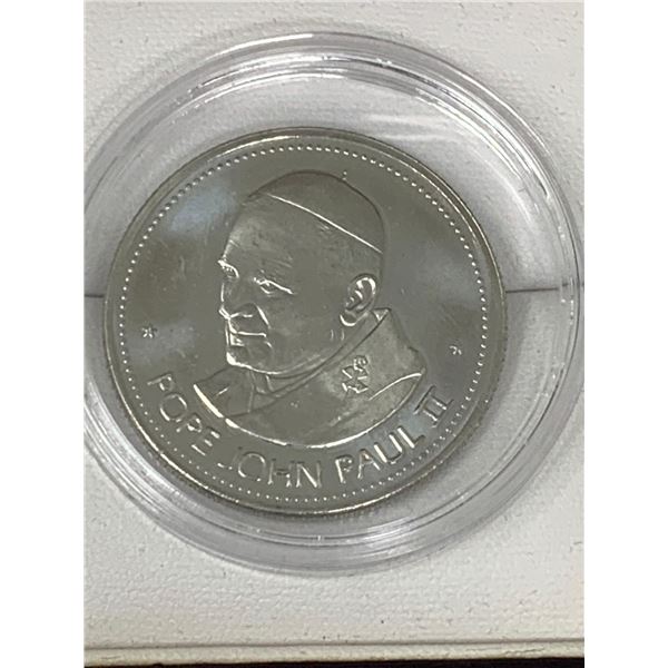 Royal Canadian Mint Encapsulated Alberta Papal Visit Coin 1984