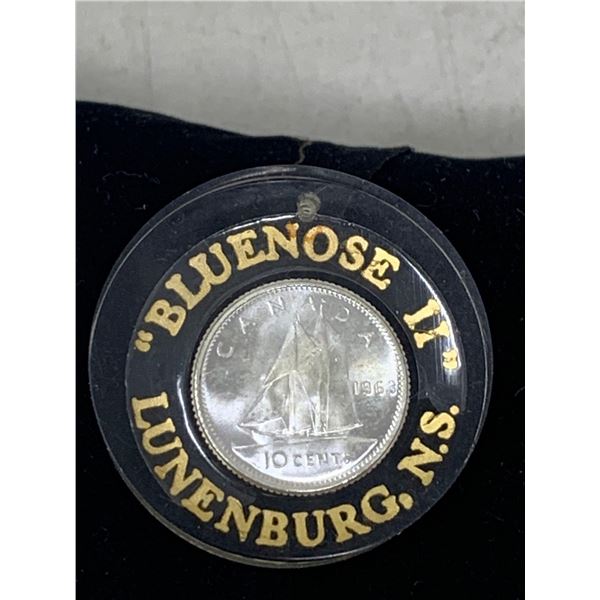 Royal Canadian Mint Blue Nose II Lunenburg, N.S. $0.10 Coin