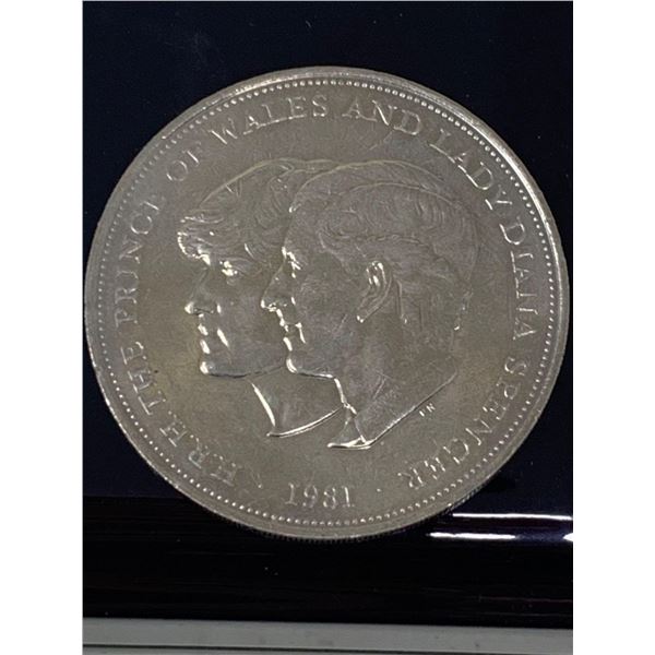 1981 Prince of Wales and Lady Diana Coin