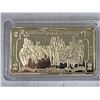 Image 2 : USA Two Dollar Commemorative Gold Plated Wafer Bar