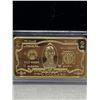 Image 3 : USA Two Dollar Commemorative Gold Plated Wafer Bar