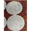 Image 2 : Royal Canadian Mint Lot of 8 1952-2002 $0.50 Coins